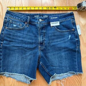 New! Old Navy Classic Blue Denim cut off 5” inseam shorts